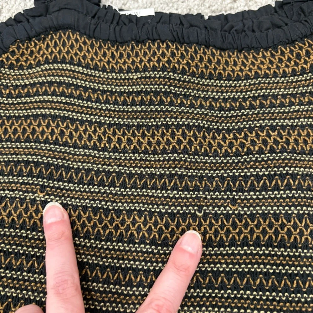 NWT J. Crew Factory Smocked Tiered Mini Dress Size PM Petite - Picture 11 of 12